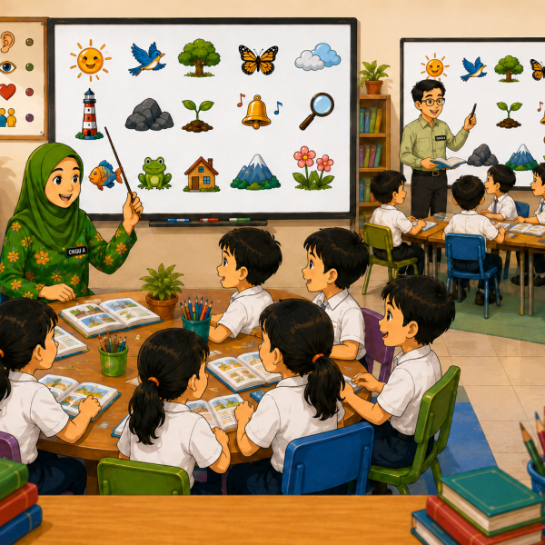 Model 4: Pengajaran Selari (Parallel Teaching) 